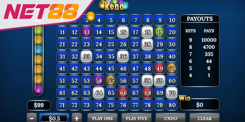Keno Xổ Số Online - Trò Chơi May Mắn, Giải Thưởng Lớn Cần nắm vài mẹo đánh Keno dạng online nhanh trúng