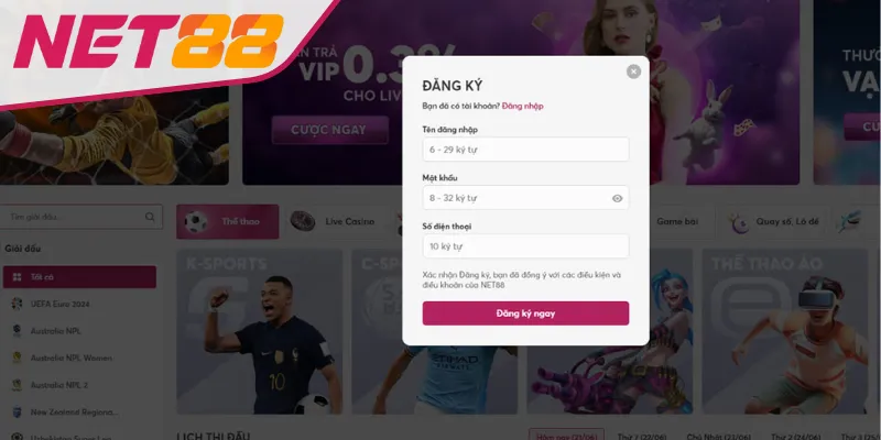 Tải App Net88 Các bước hướng dẫn cụ thể cho người chơi khi tải trên Android