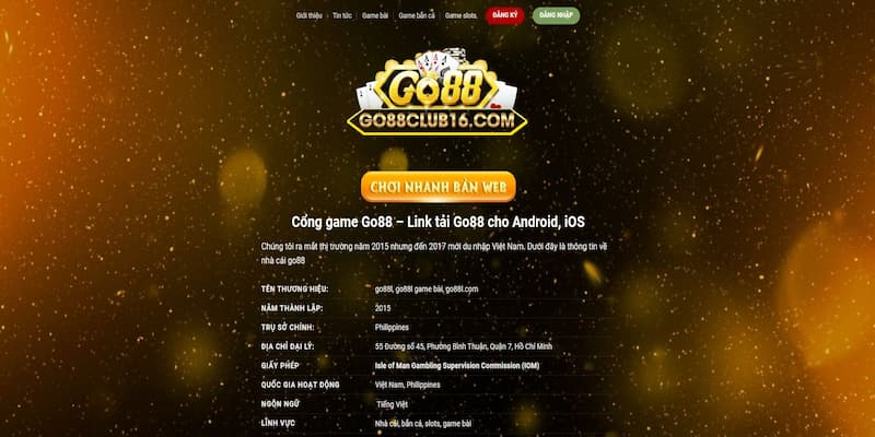Go88: Lý Do Nên Đăng Ký, Điều Kiện và Khuyến Mãi Đầy Hấp Dẫn Điều kiện để bạn thực hiện đăng ký thành công