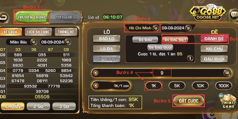 Go88 Khám phá những hình thức đặt cược lô đề 1 ăn 900