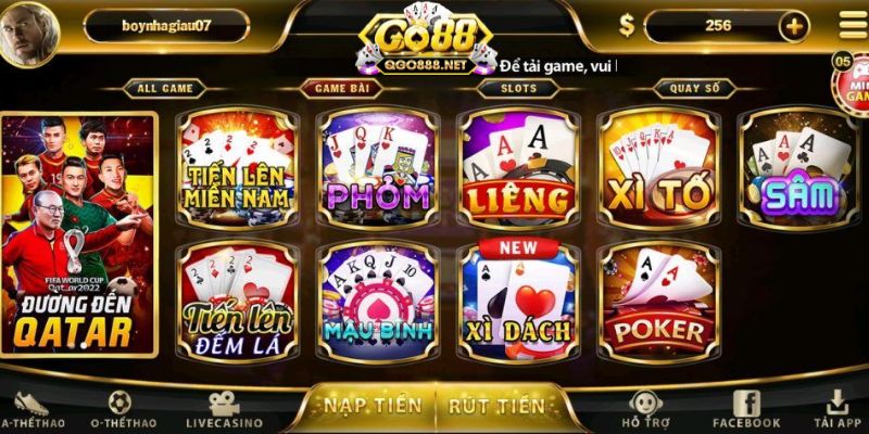 Go88 Khám phá những sảnh game đặc sắc hàng đầu