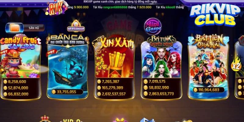 Rikvip - Những Siêu Phẩm Game Bài Đổi Thưởng Siêu Hot Các trò chơi game bài đổi thưởng Rikvip cực chuẩn