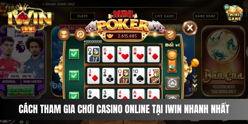 IWIN - Tham Gia Chơi Game Cá Cược Casino Hấp Nhất Năm 2025 Hướng dẫn cách tham gia chơi casino online tại IWIN nhanh nhất